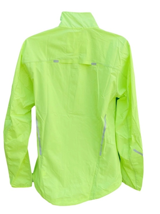 NIKE Women's StormFly Lightweight Reflective Rain Jacket Zest Yellow - Picture 2 of 2